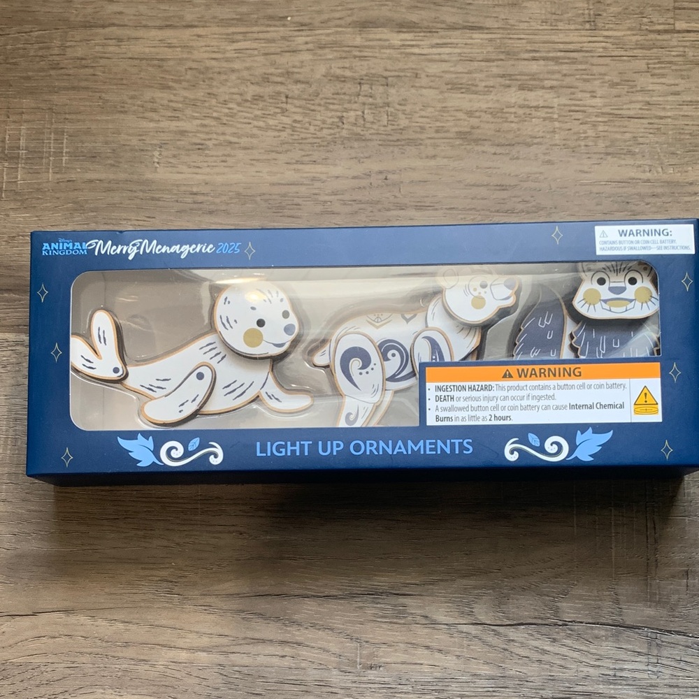 Animal Kingdom Light Up Ornaments 2025 Brand New Merry Menagerie